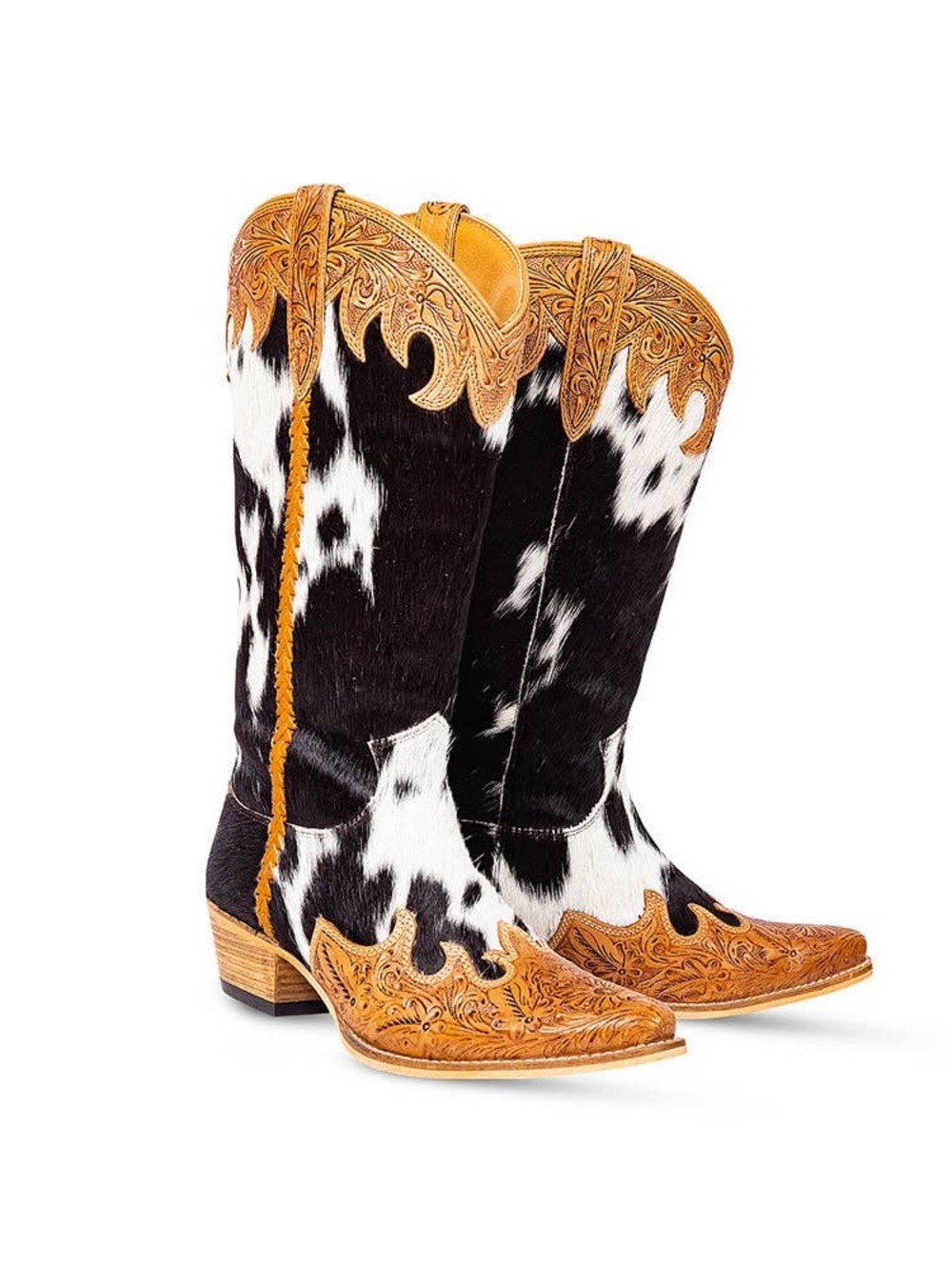Myra Bag Adelaide Hairon Cowhide Genuine Leather High Top Boots Size 9